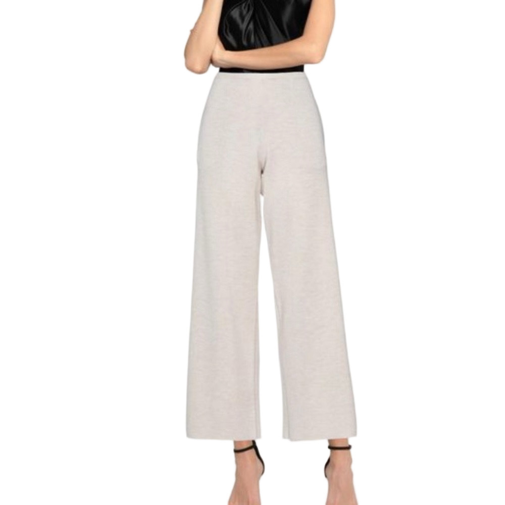 The Row Cream Wide Leg Pants